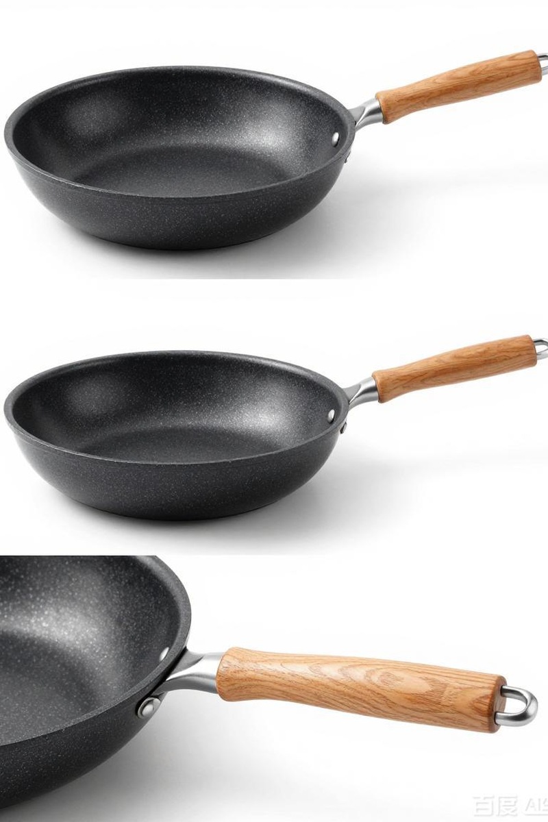 「炊烟」麦饭石不粘炒锅 30cm 细节图 1