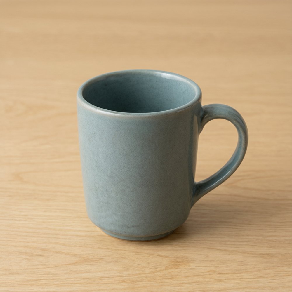 「青岚」手作釉下彩马克杯 350ml