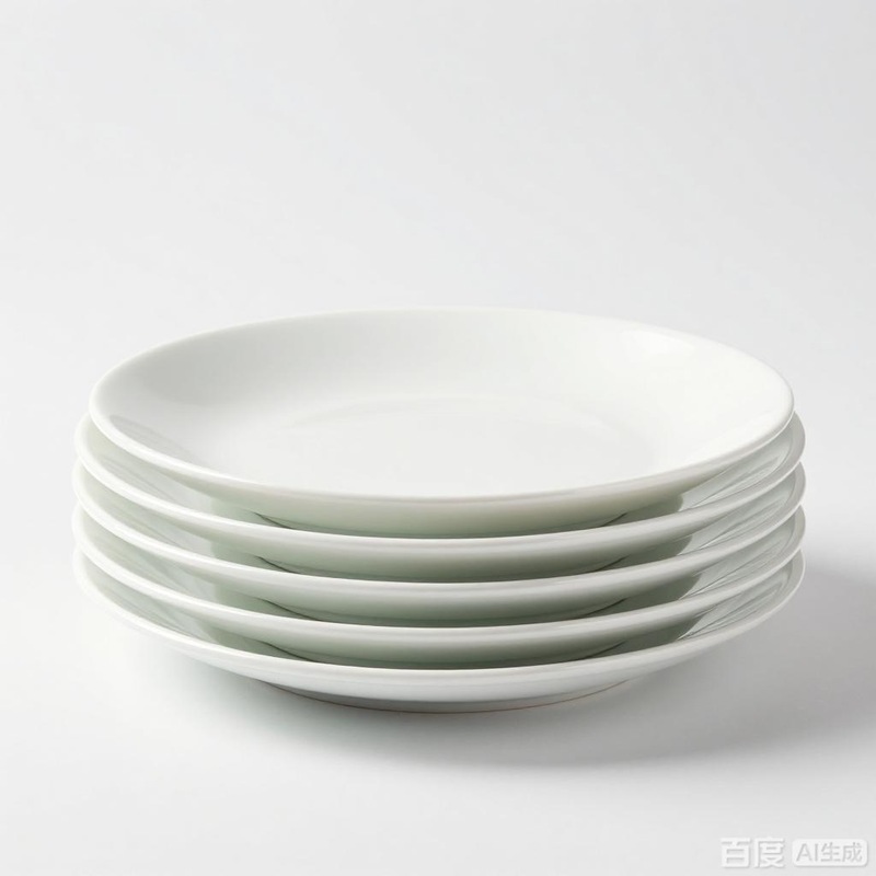 「素白」陶瓷甜品盘四只