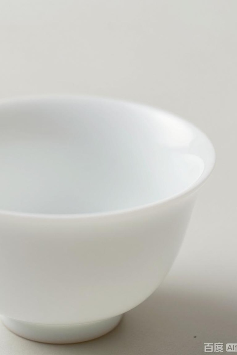 「云门」白瓷品茗杯四只 细节图 2